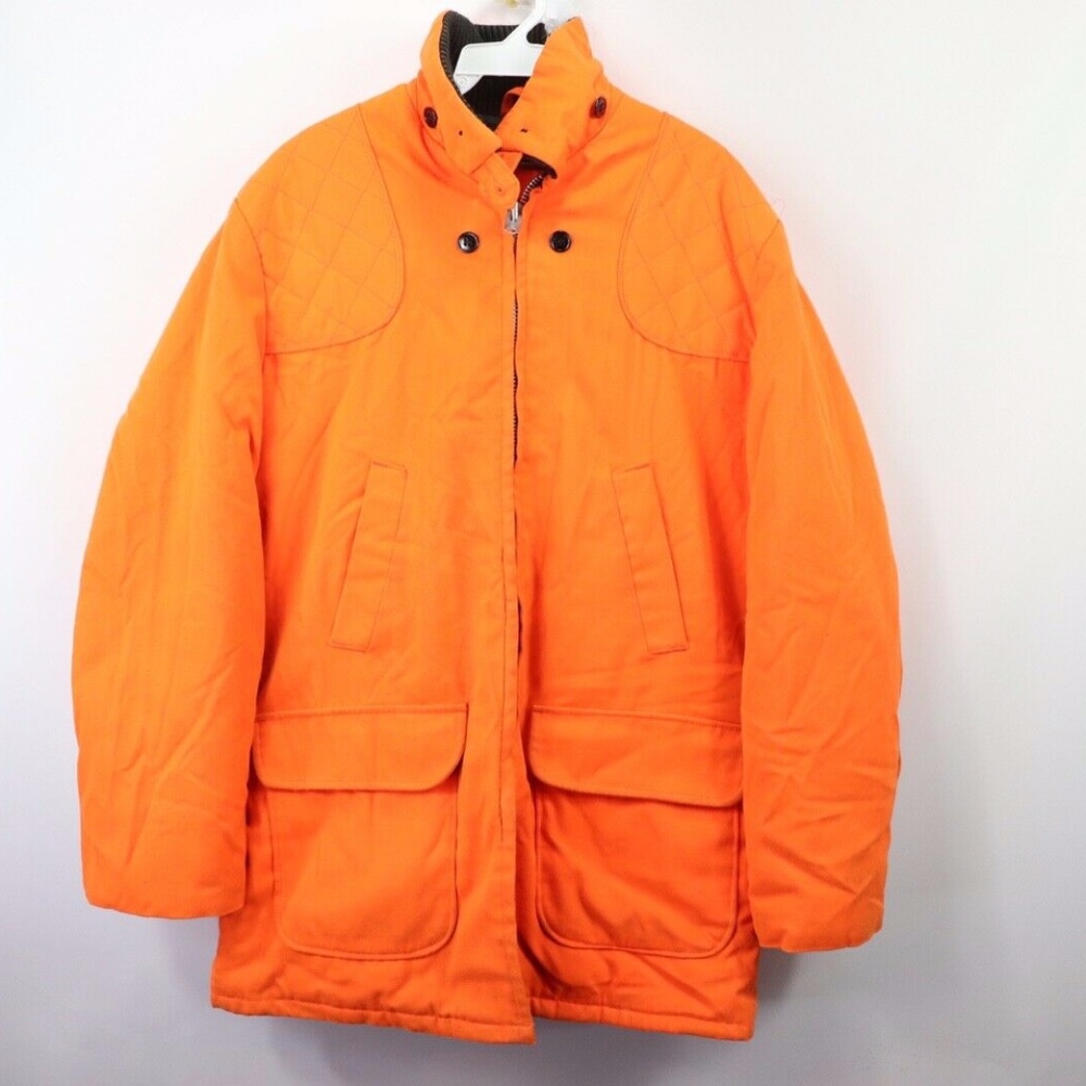 Vintage Sears Ted Williams Hunting Jacket Orange